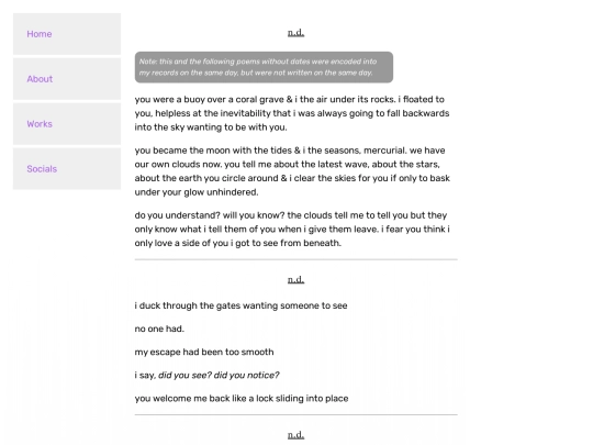 poems screenshot