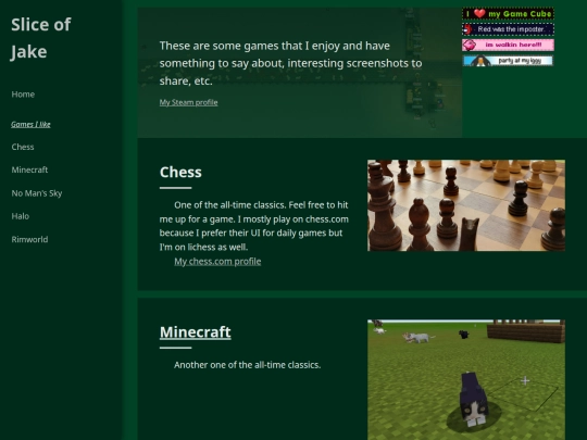 games screenshot