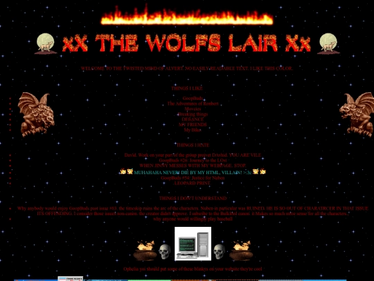 albertswebsite screenshot