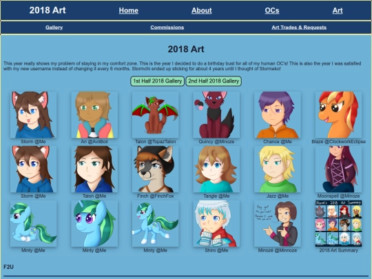 Art/Gallery/2018 screenshot