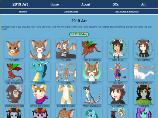 Art/Gallery/2019 screenshot