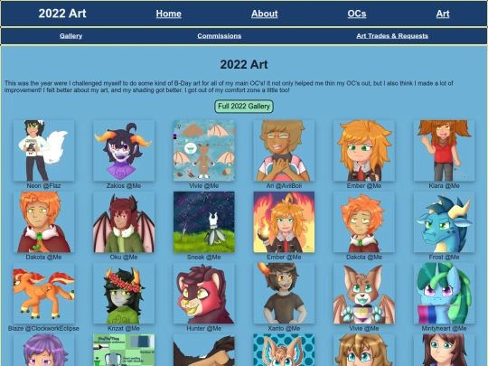 Art/Gallery/2022 screenshot