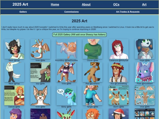 Art/Gallery/2025 screenshot
