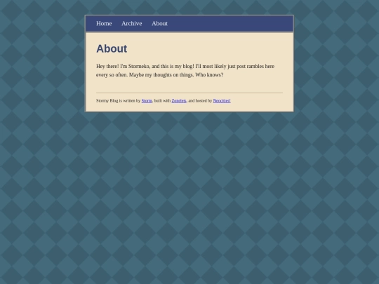 Blog/about screenshot