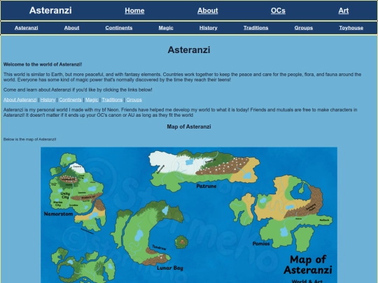 OCs/Asteranzi screenshot