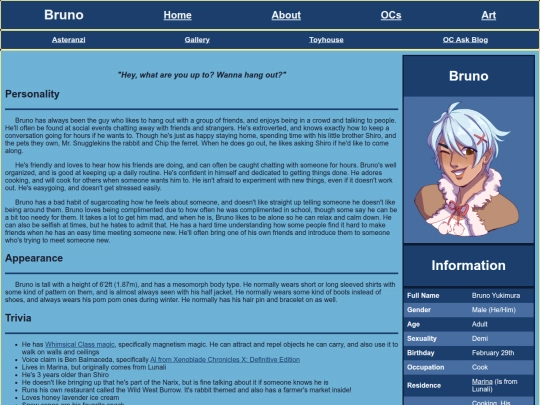 OCs/Bruno screenshot