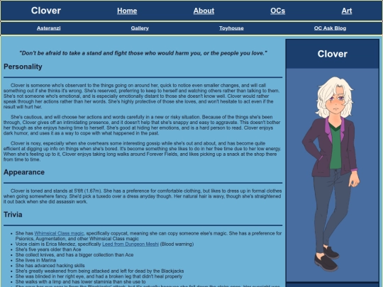 OCs/Clover screenshot