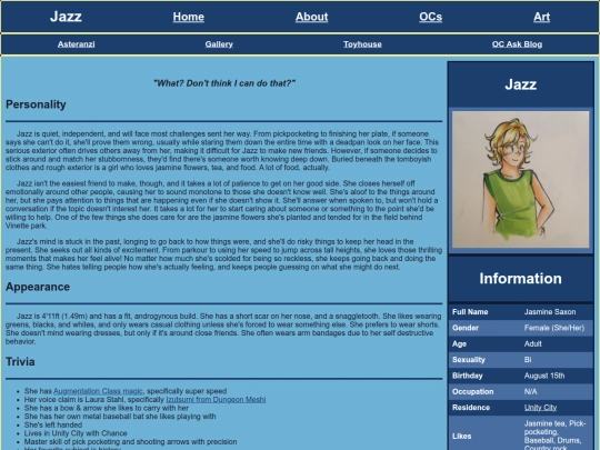 OCs/Jazz screenshot
