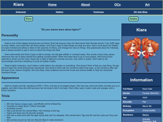 OCs/Kiara screenshot
