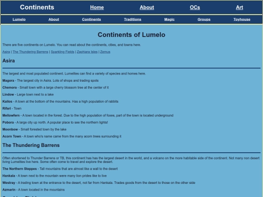 OCs/Lumelo/continents screenshot