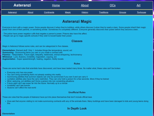 OCs/magic screenshot