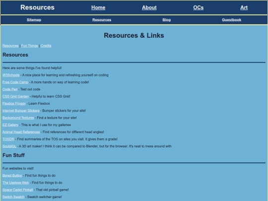 resources screenshot