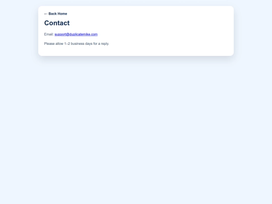 contact screenshot