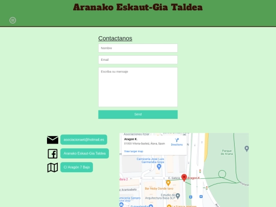 contacto screenshot