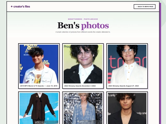 benoftheweek-photos screenshot