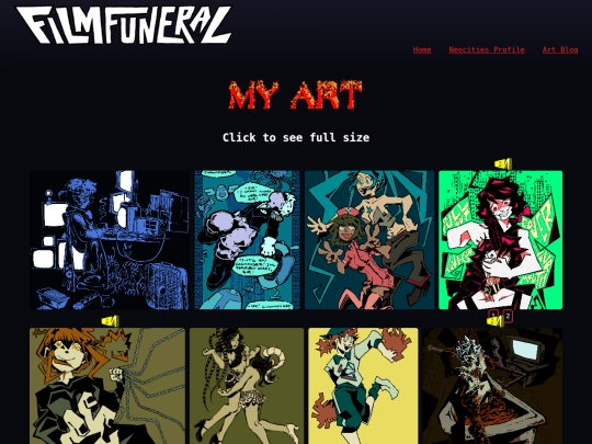 artportfolio screenshot