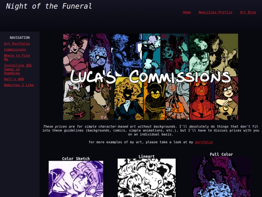 commissions screenshot