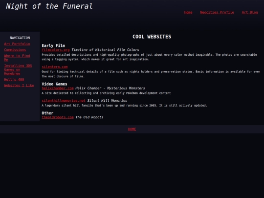 coolsites screenshot