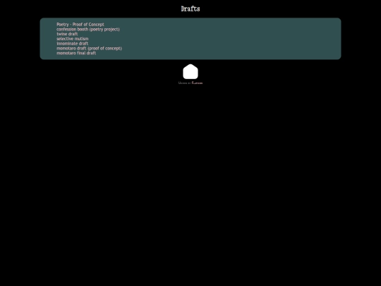 drafts screenshot