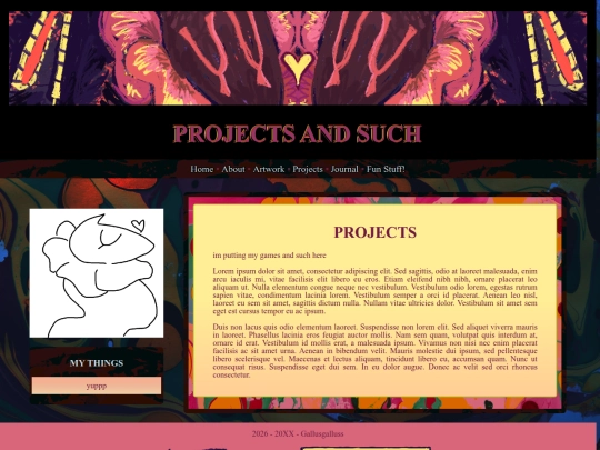 projects screenshot