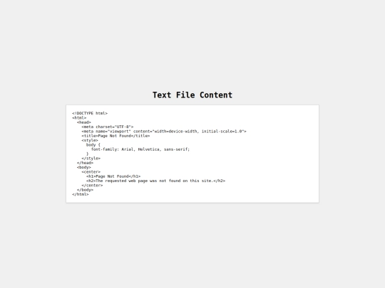 index screenshot