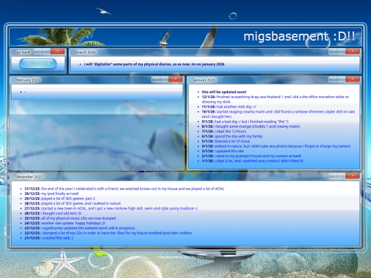 diary screenshot