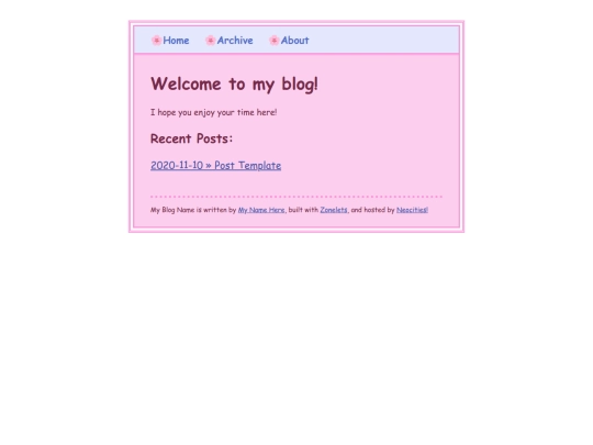blog screenshot