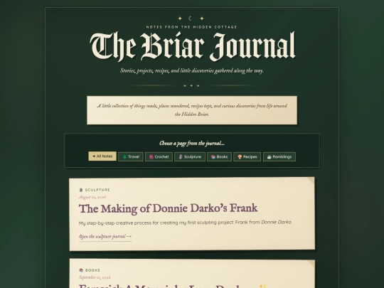 blog screenshot