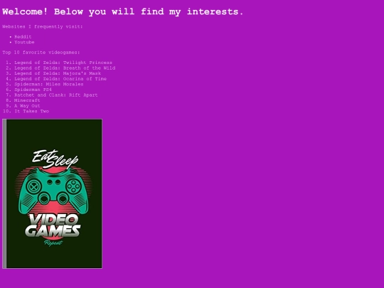 index screenshot