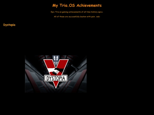 achievements/triaos screenshot