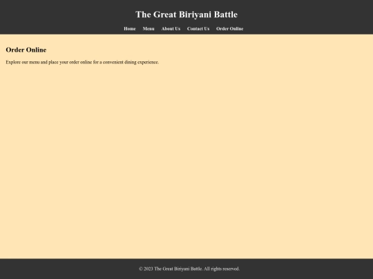 order screenshot