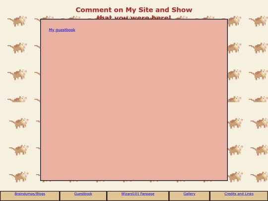 guestbook screenshot