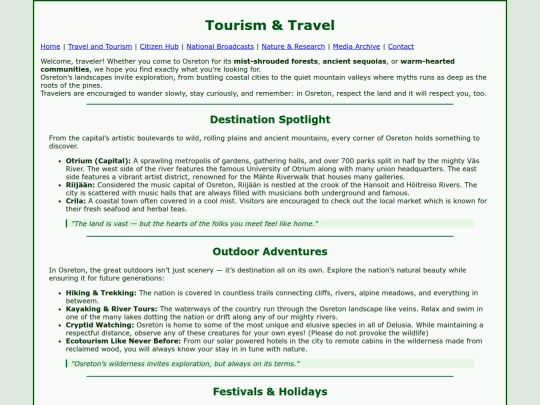 tourism screenshot