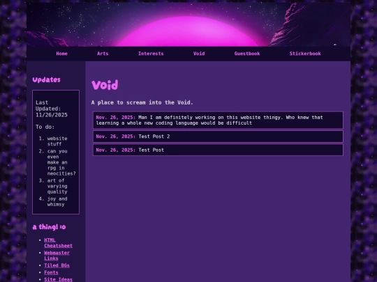 Void screenshot