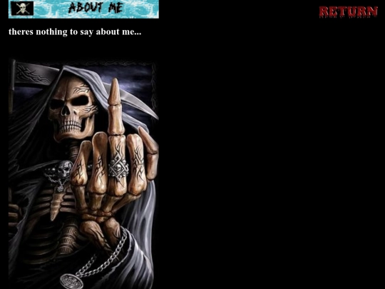 aboutme screenshot