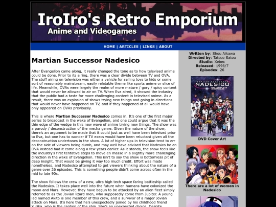 Anime/martian-successor-nadesico screenshot