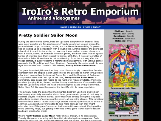Games/Arcade/pretty-soldier-sailor-moon screenshot