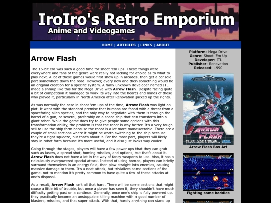 Games/Genesis-Mega-Drive/arrow-flash screenshot