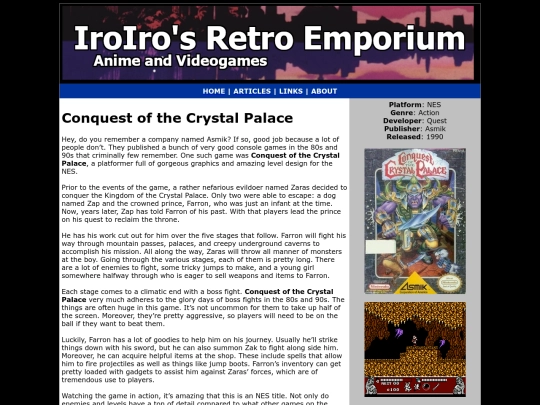 Games/NES/conquest-crystal-palace screenshot