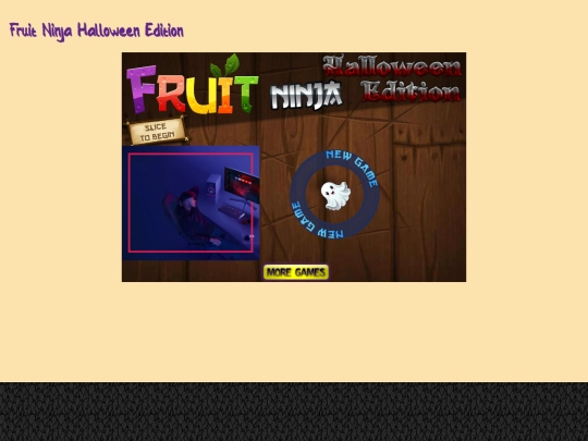 halloween/fruitninja screenshot