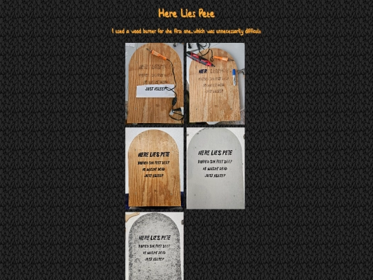 halloween/gallery/tombstones screenshot