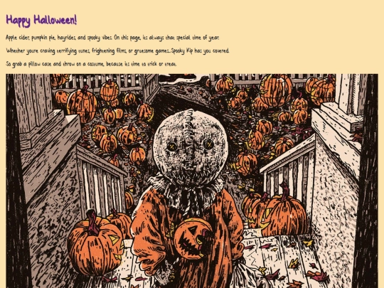 halloween/home screenshot