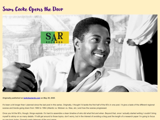 music/funkblog/samcooke screenshot