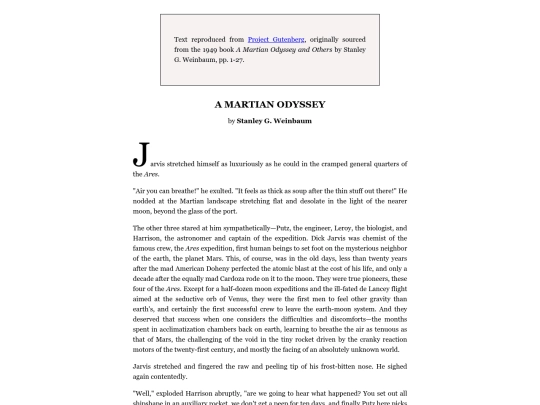 shortstories/amartianodyssey screenshot