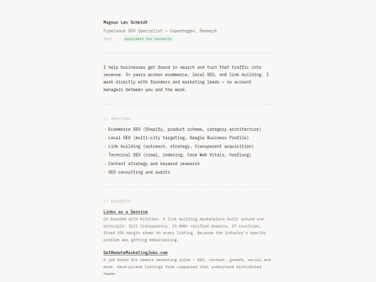 index screenshot