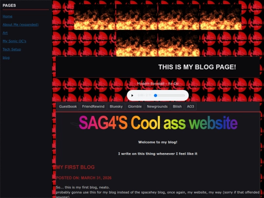 blog screenshot