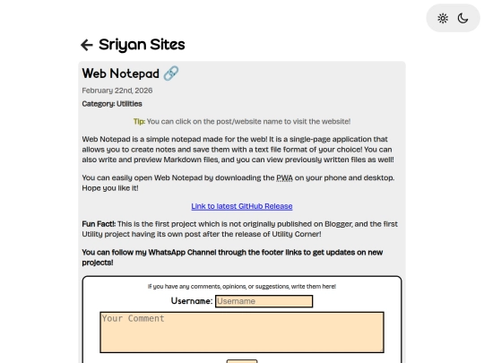 posts/web-notepad screenshot