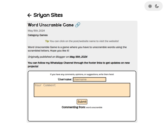 posts/word-unscramble screenshot