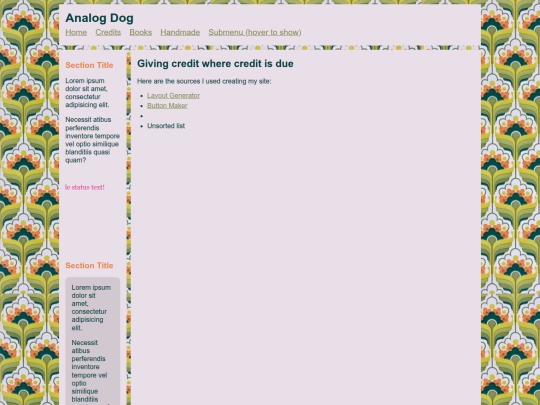 credits screenshot