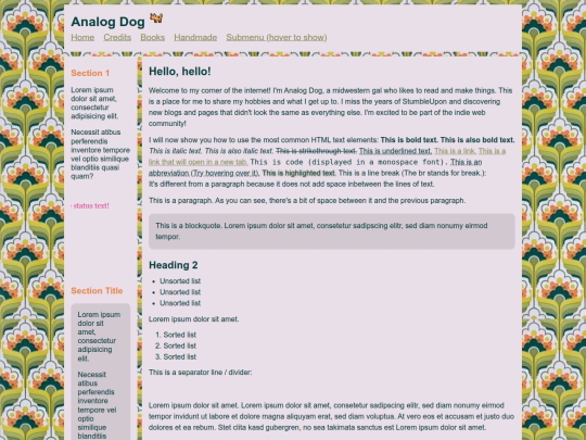 index screenshot